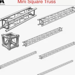 Mini Square Truss 005 3D print model