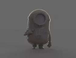 Minions carl 3D print model