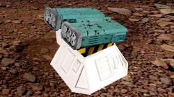 Missile add-on for Outpost 3D print model