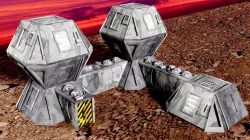 Modular Outpost WH40K scale 3D print model