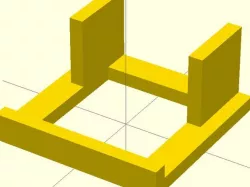 Moto X cell phone stand - landscape orientation