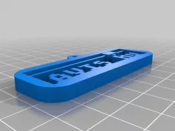 My Customized 3D Printing Text Plate