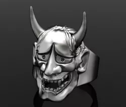 oni mask hannya 3D print model