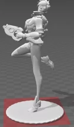 Overwatch Traser 3D print model