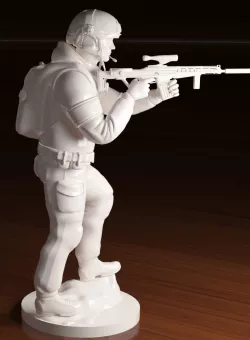 Paintball shooter 3D print model