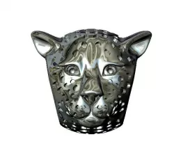 panther head 3D 3D print model