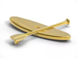 Pendant surfboard surfing 3d printable Original jewelry 3dm stl  3D print model