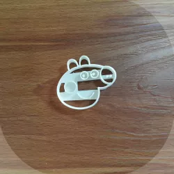 Peppa pig cookie cutter 3D print model