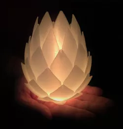 Pine Cone Tealight Candle Holder 3D print model