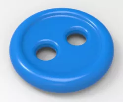 Plain 20mm Button 3D print model