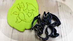 Pokemon Charizard cookie cutter 3D print model