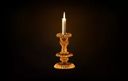 Printable Candle Handler 3D print model