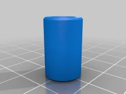 Printable LM6UU-sized PLA bushing
