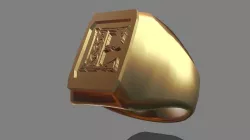 ring from gentelman 3D print model