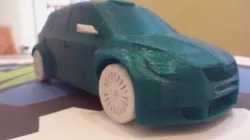 Skoda Fabia s2000 wrc 3D print model