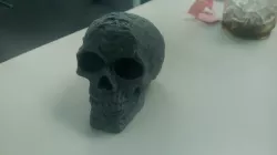 Skull herb Grinder 2 3D print model