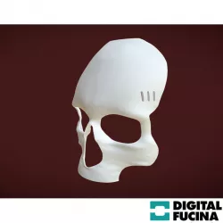 Skully - Skull mask for halloween 3D print model
