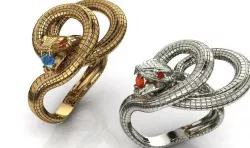 snake fashion ring stl files 3D print model