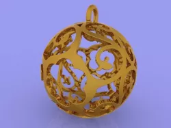 Sphere Pendant 3D print model
