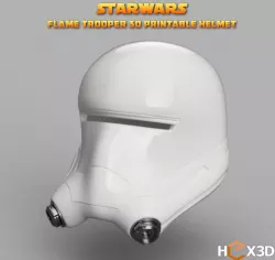StarWars  Flame Trooper 3D Printable Helmet 3D print model