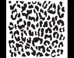 Stencil Macchie di Leopardo 3D print model