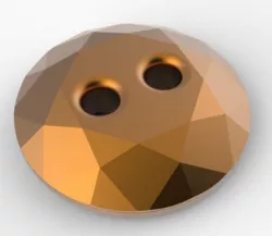 Stone Design Button 3D print model