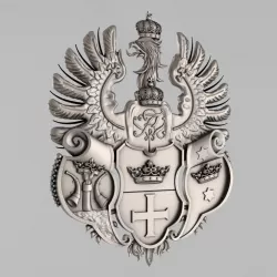 The emblem of Konigsberg 3D print model