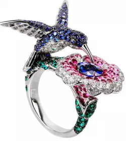 The hummingbird ring - Boucheron 3D print model