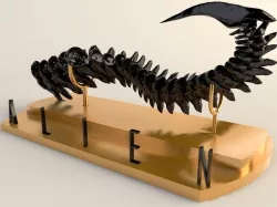 THE TAIL OF ALIEN 3D print model