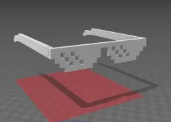 thug glasses 3D print model