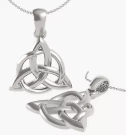 Trinity Design Pendant 3D print model