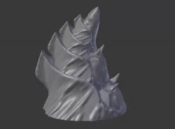 Tyranid Alien Spire WH40K scale 3D print model