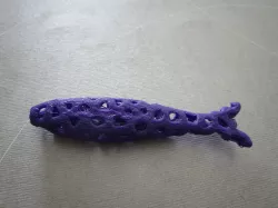 Voronoi Fish 3d Printable 3D print model