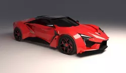 W Motors Fenyr Hyper Car 3D print model