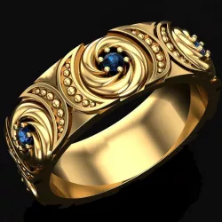 Wedding Ring 3D print model