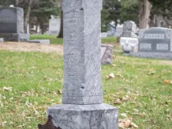 William B. Dick Grave Monument