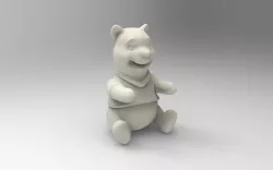 Winnie The Pooh 3d Printable  3D print model