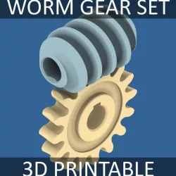 Worm Gear Collection 02 3D print model
