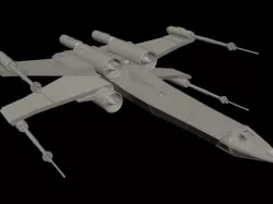 X-Wing 3D print model