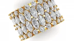 153 Diamond Ring of Celine Dion Singer 3D print model
