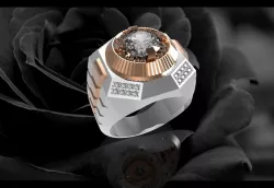 21 Men Ring Korea Style  3D print model