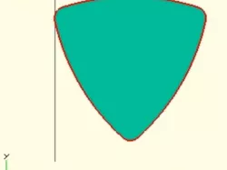 2D Guitar Pick
