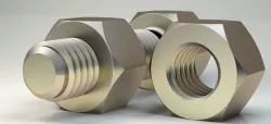 3d Bolt and Nut model Original Sizes Clear Model 3D print model