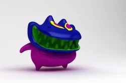 3D Monster Goblin Character  3D print model
