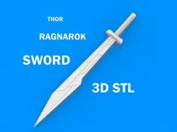 3D thor ragnarok sword 3D print model