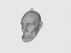 Abraham Lincoln Christmas Ornament