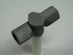 Adjustable Angle 3-Way Elbow, 1/2 Inch PVC Pipe Fitting Series #HalfInchPVCFittings UPDATE 2015-07-03