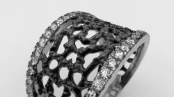 Amorphous ring abstraction 3D print model