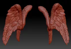 angel wings 3D print model