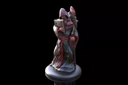 Arcane Wizard 3d Printable miniature 3D print model